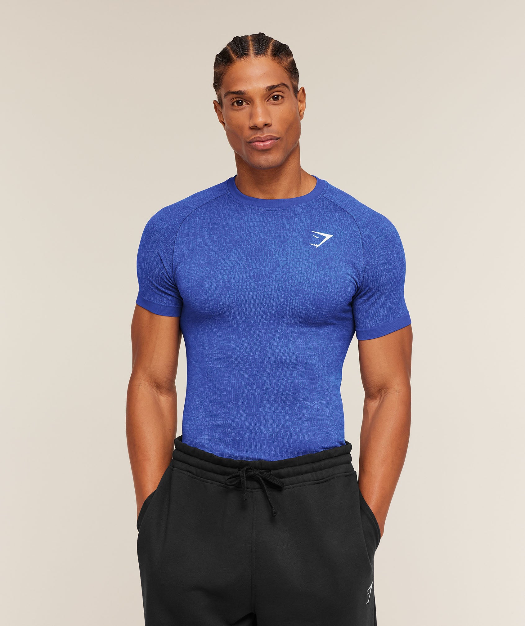 Geo Seamless Grid T-Shirt