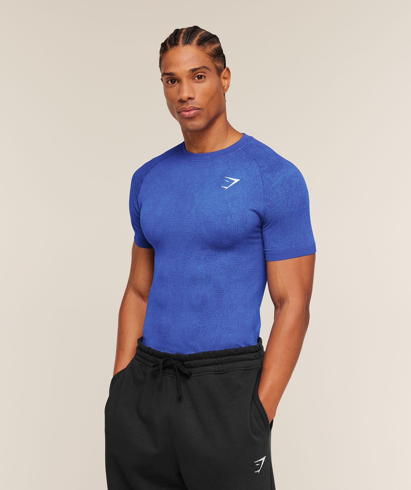 Geo Seamless Grid T-Shirt