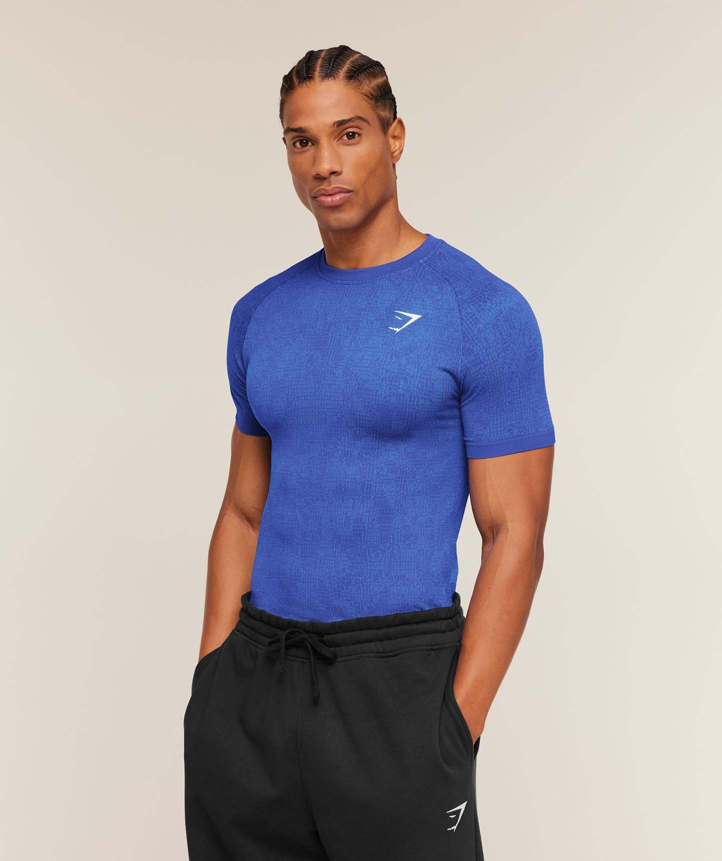 Geo Seamless Grid T-Shirt