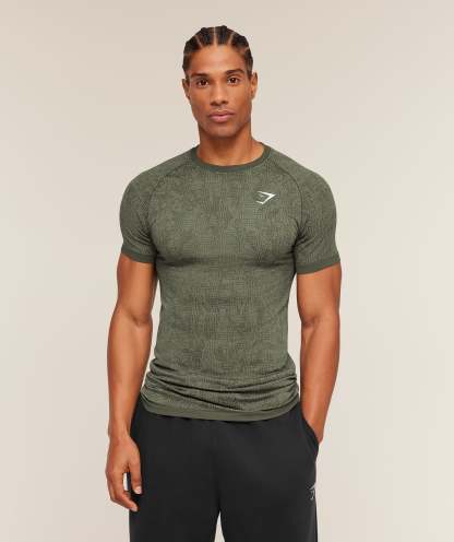 Geo Seamless Grid T-Shirt