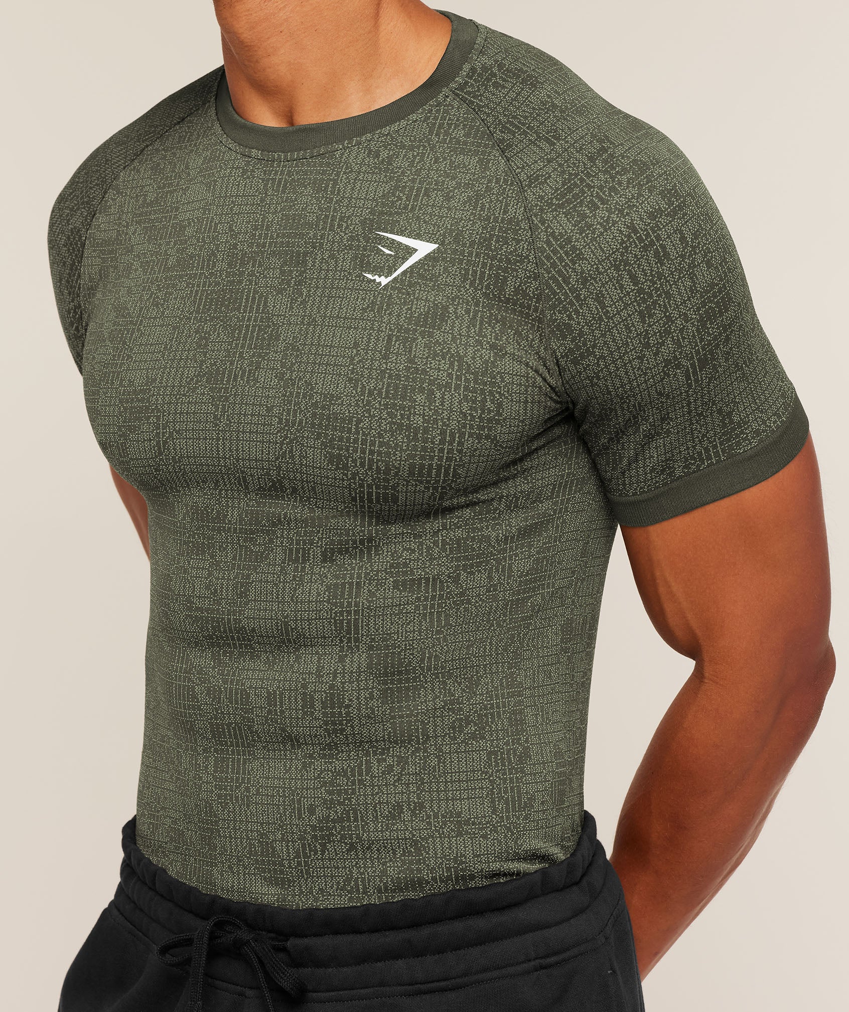 Geo Seamless Grid T-Shirt