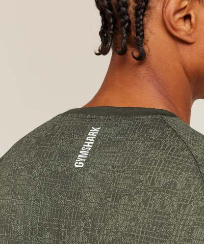Geo Seamless Grid T-Shirt