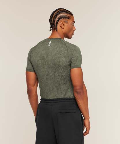 Geo Seamless Grid T-Shirt