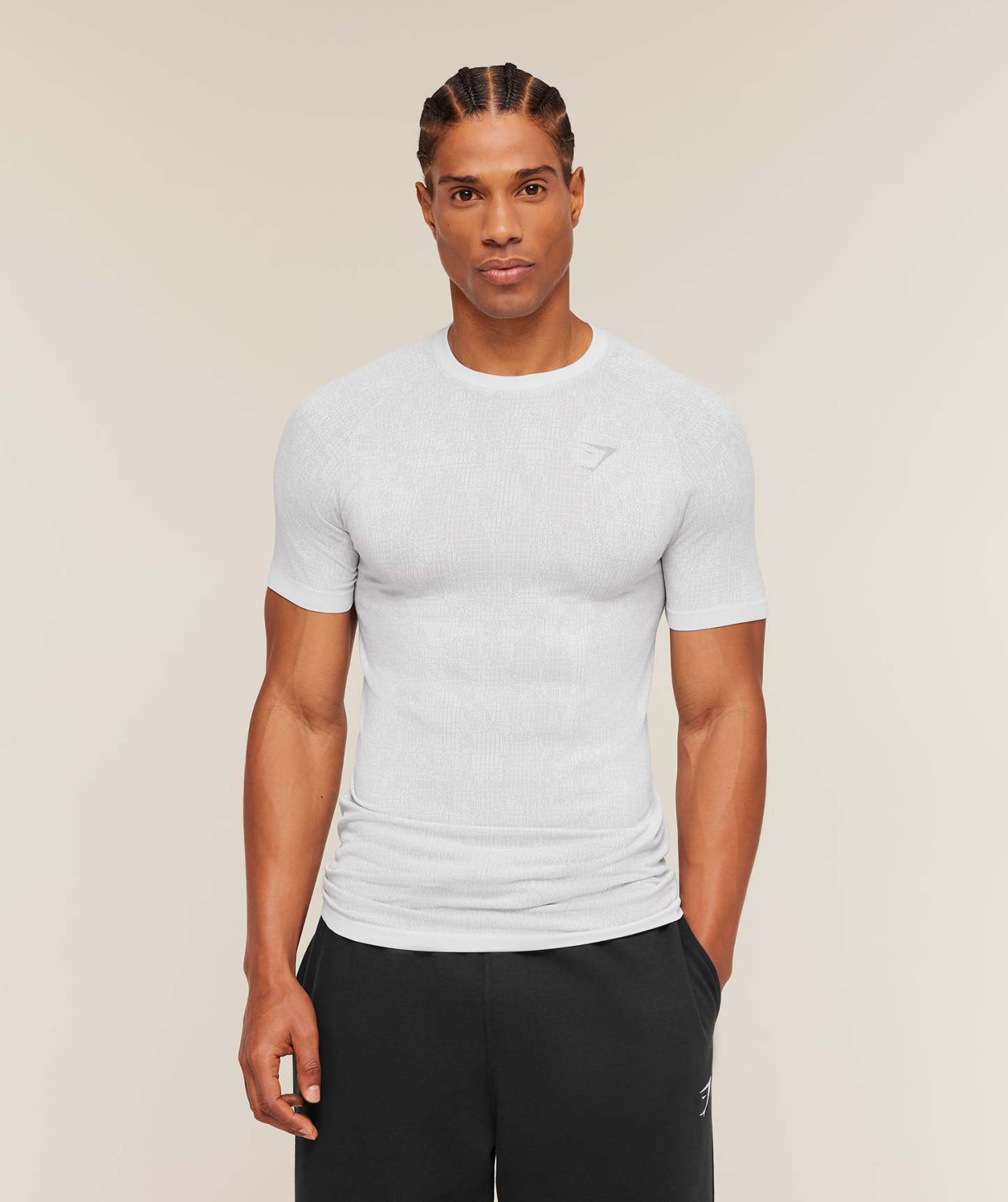 Geo Seamless Grid T-Shirt