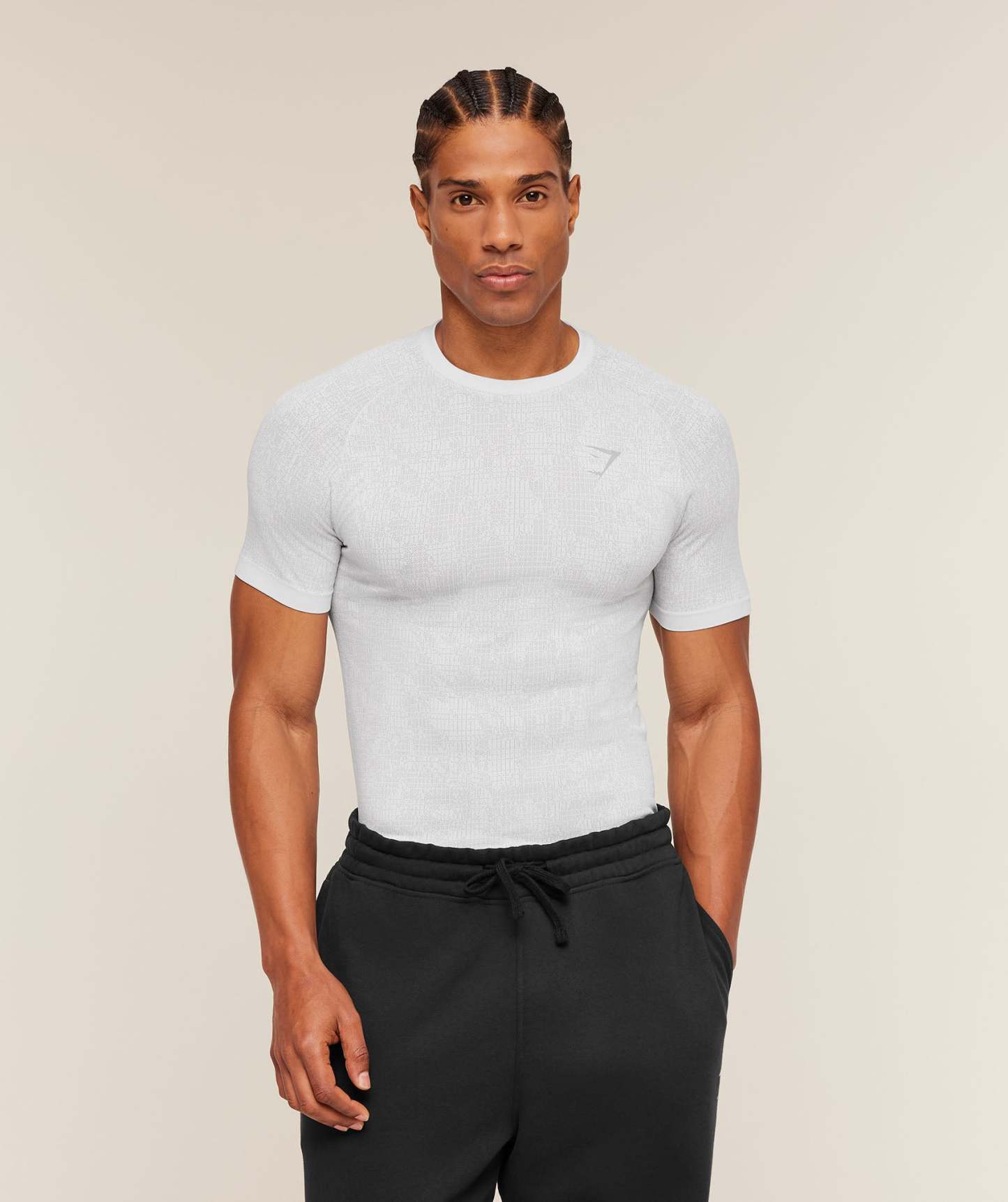 Geo Seamless Grid T-Shirt