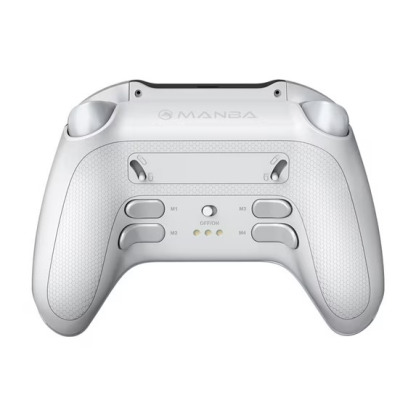 Manba One Interactive Screen Wireless Gamepad, Hall Joystick, Rgb Lighting, Compatible with Steam Deck/PC/Switch/iOS/Android, White