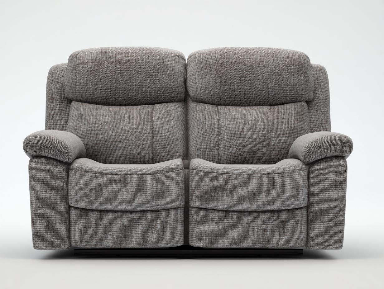 Divano reclinabile - Tessuto - 156x95x102 cm - Grigio medio - Stile moderno-Ralolyabode