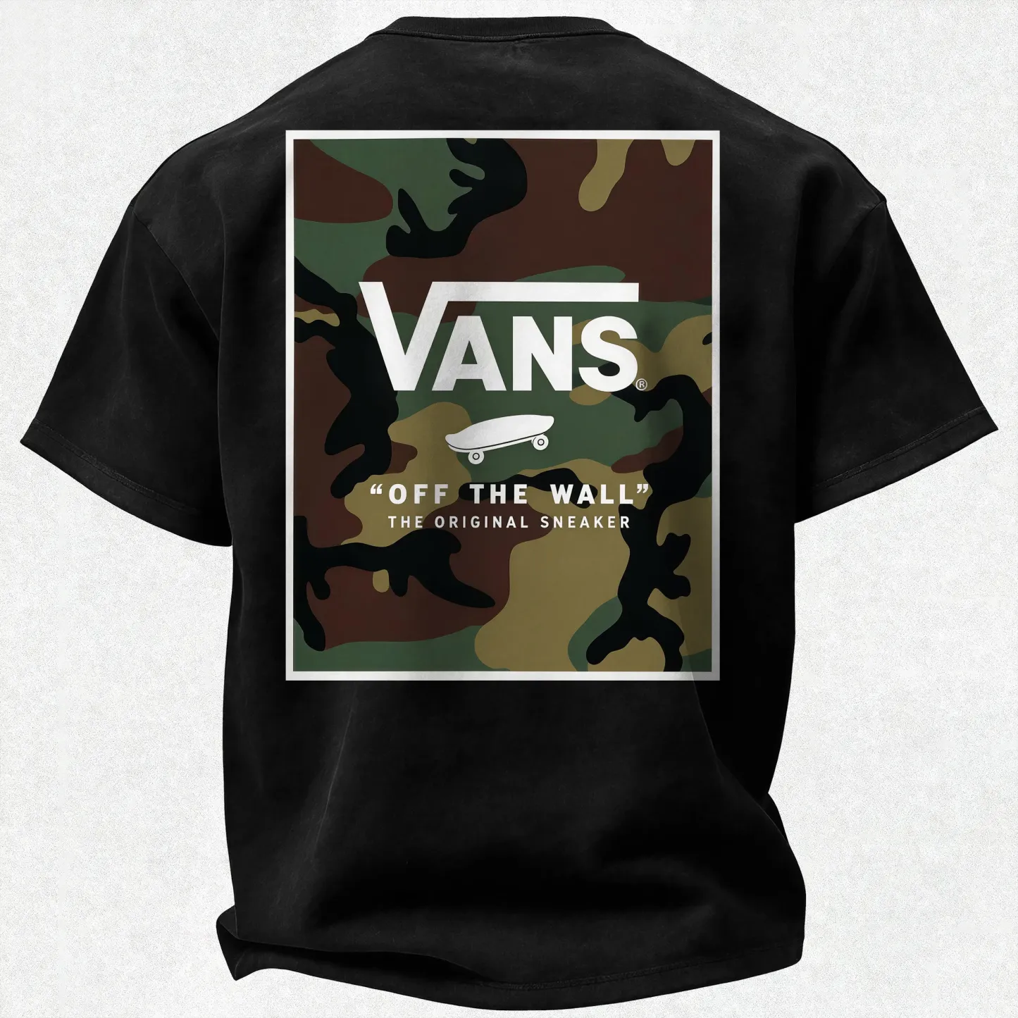 Vans Off The Wall Printed Oversized Unisex T-shirt