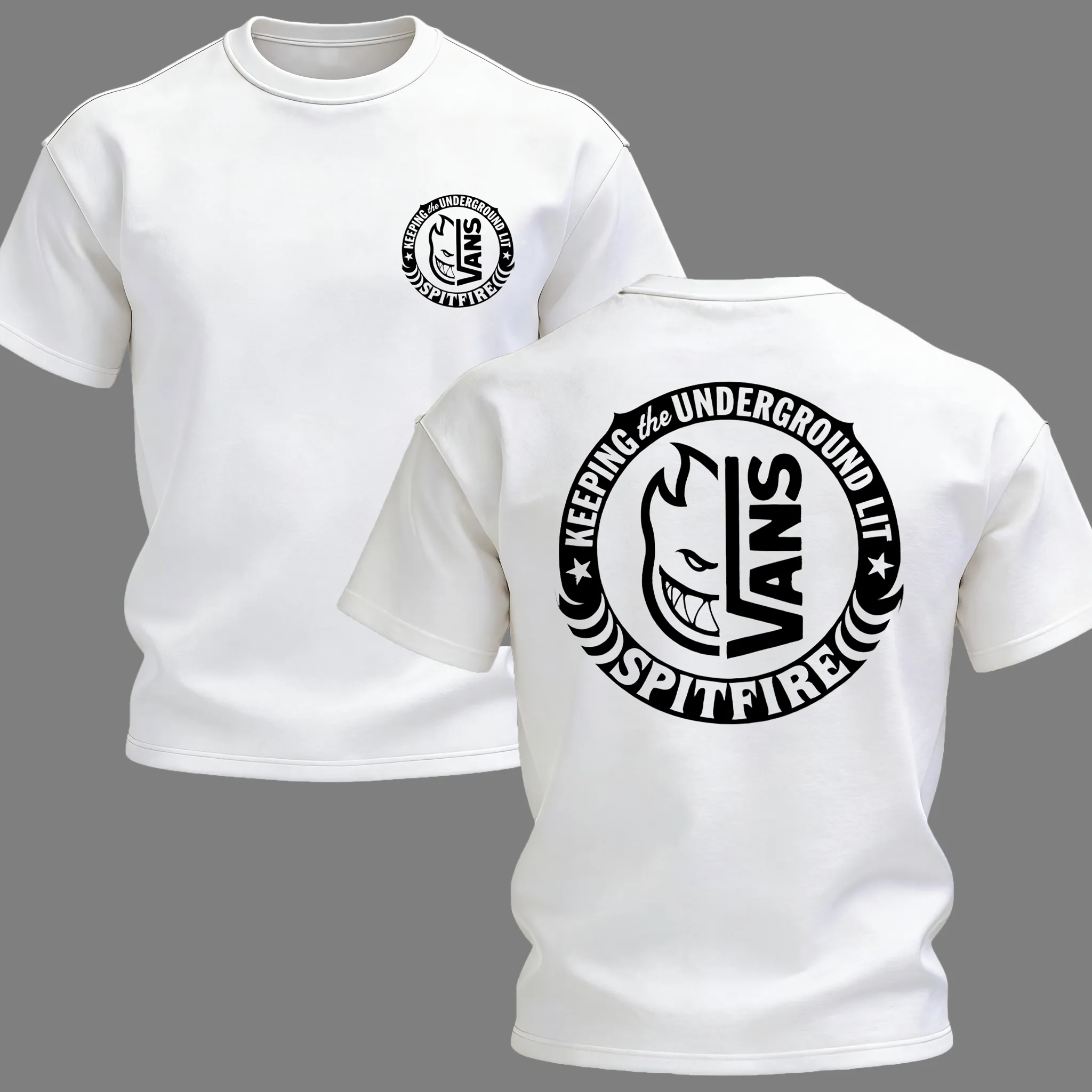 Vans Keeping the Underground Lit Printed Unisex Oversized T-shirt