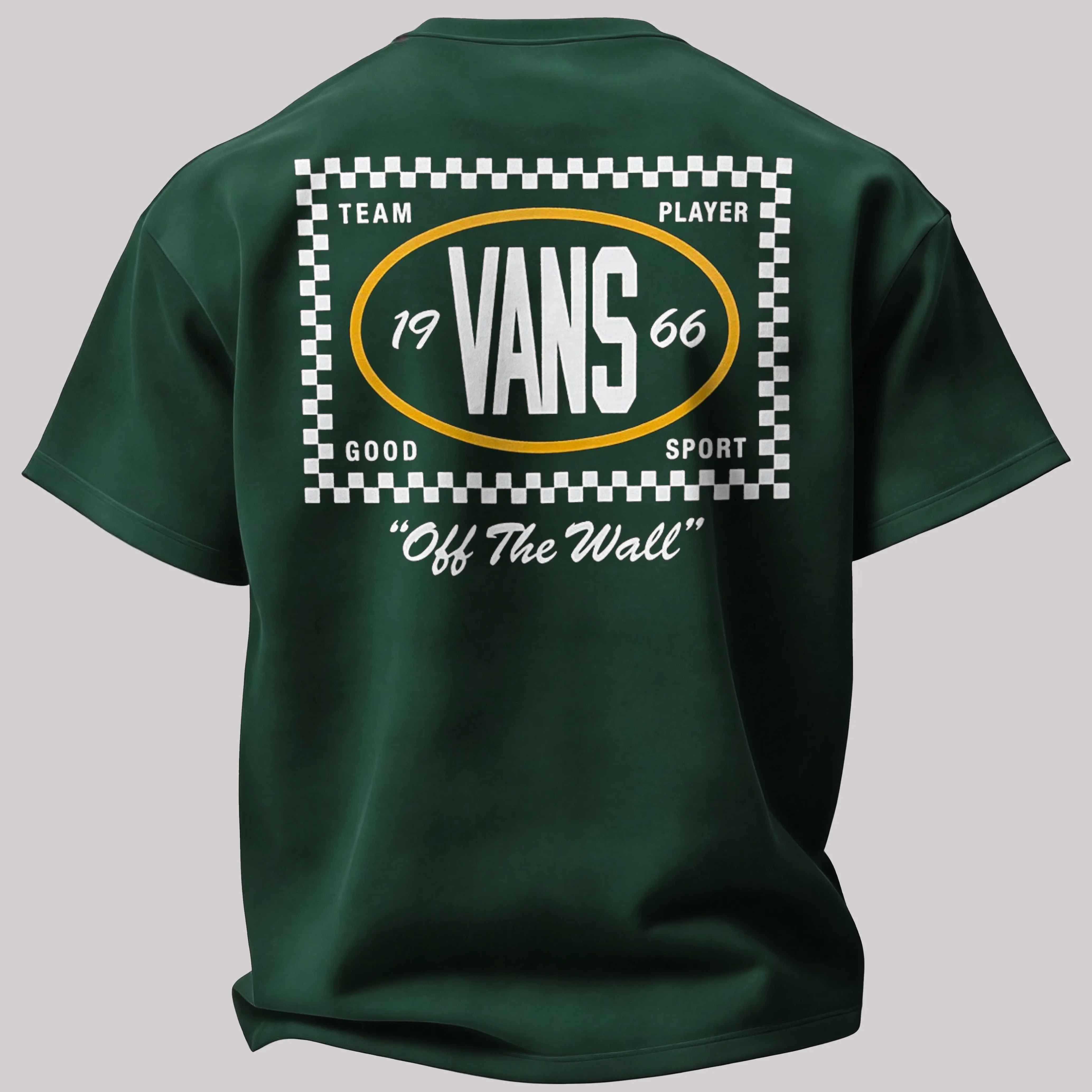 Vintage Vans Off The Wall Printed Oversized Unisex T-shirt