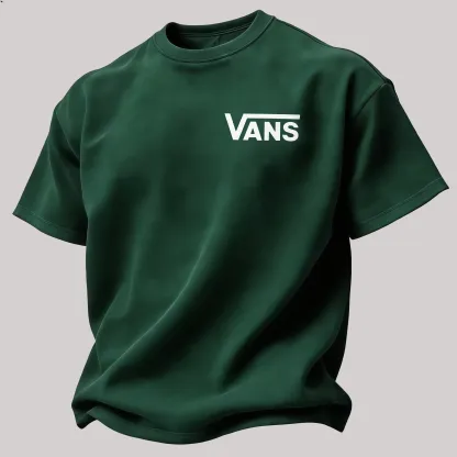 Vintage Vans Off The Wall Printed Oversized Unisex T-shirt