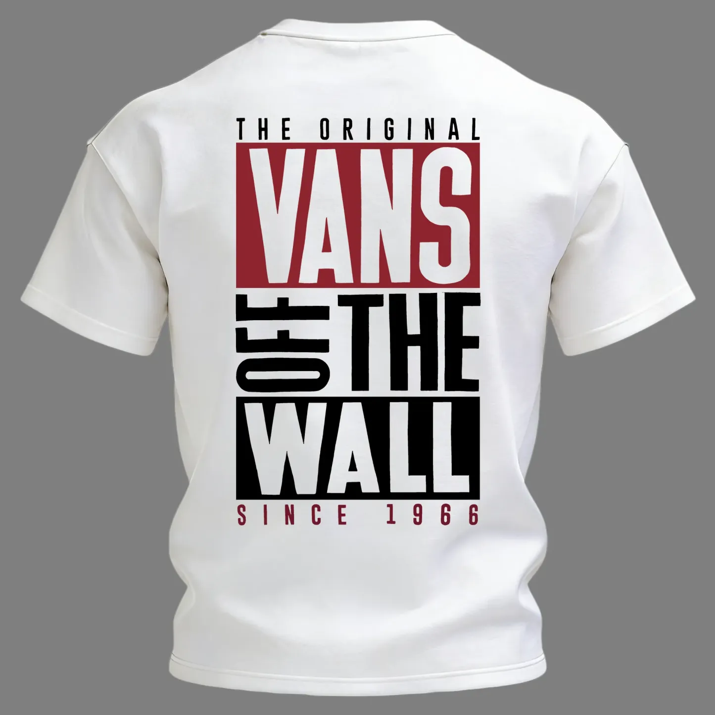 Vans Off The Wall Printed Unisex Oversized T-shirt