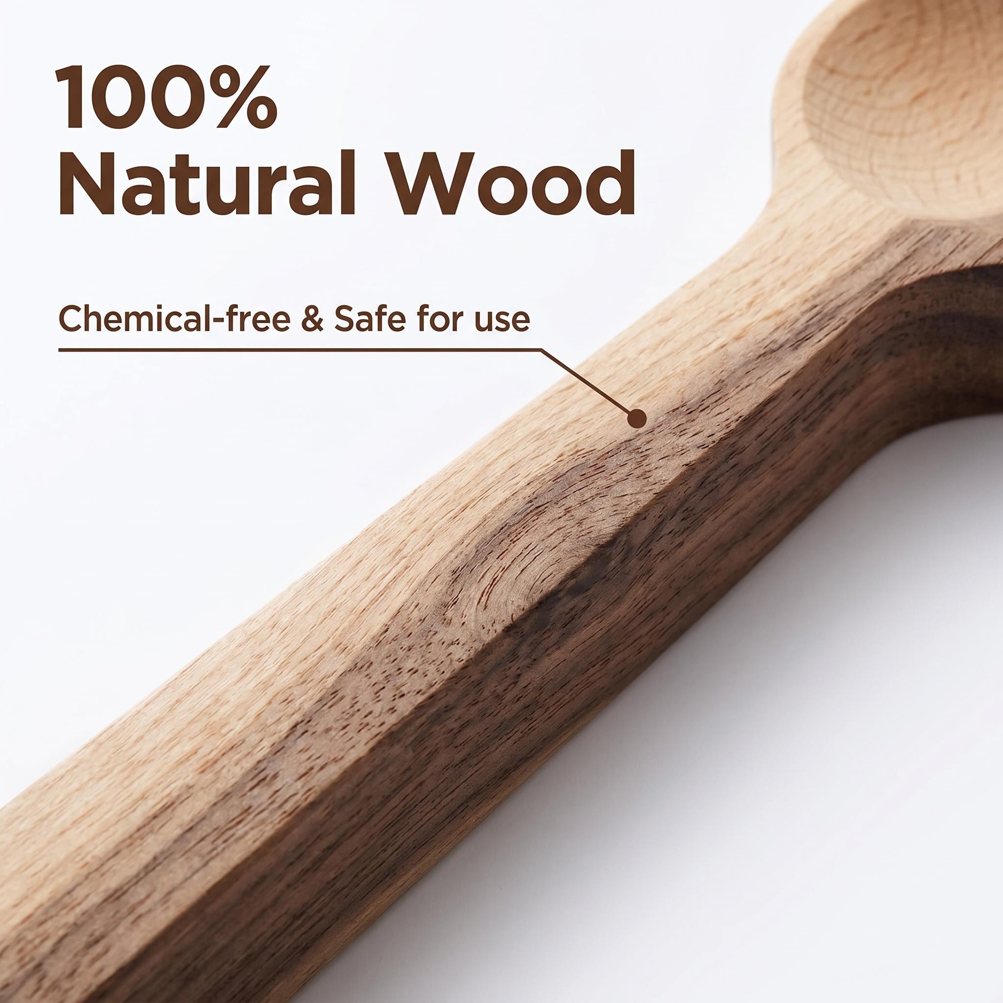 Unfinished Beech Wood Spoon Carving Blank - DIY Whittling Kit