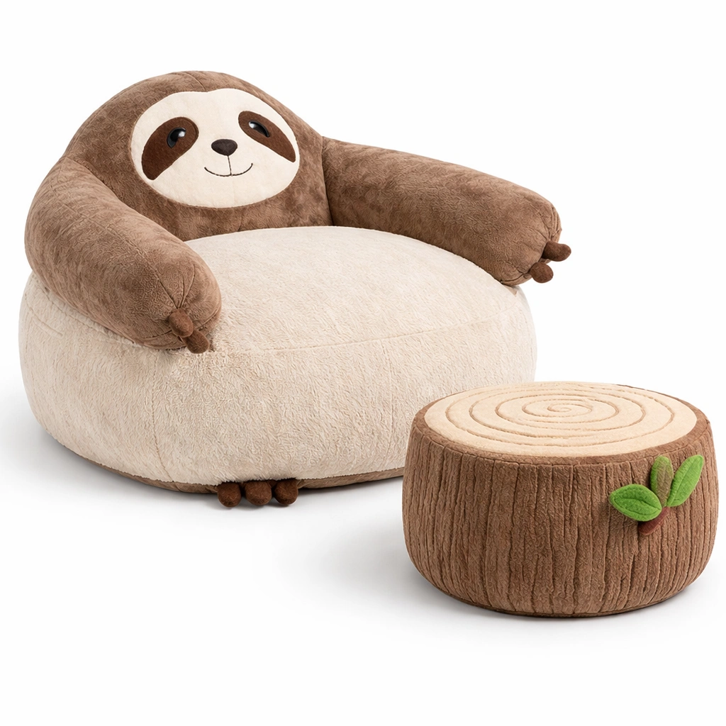 Kindersessel Tierdesign Braun