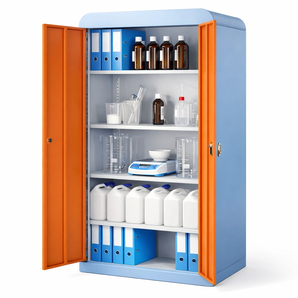 Mehrzweckschrank Gross Stauraum Blau