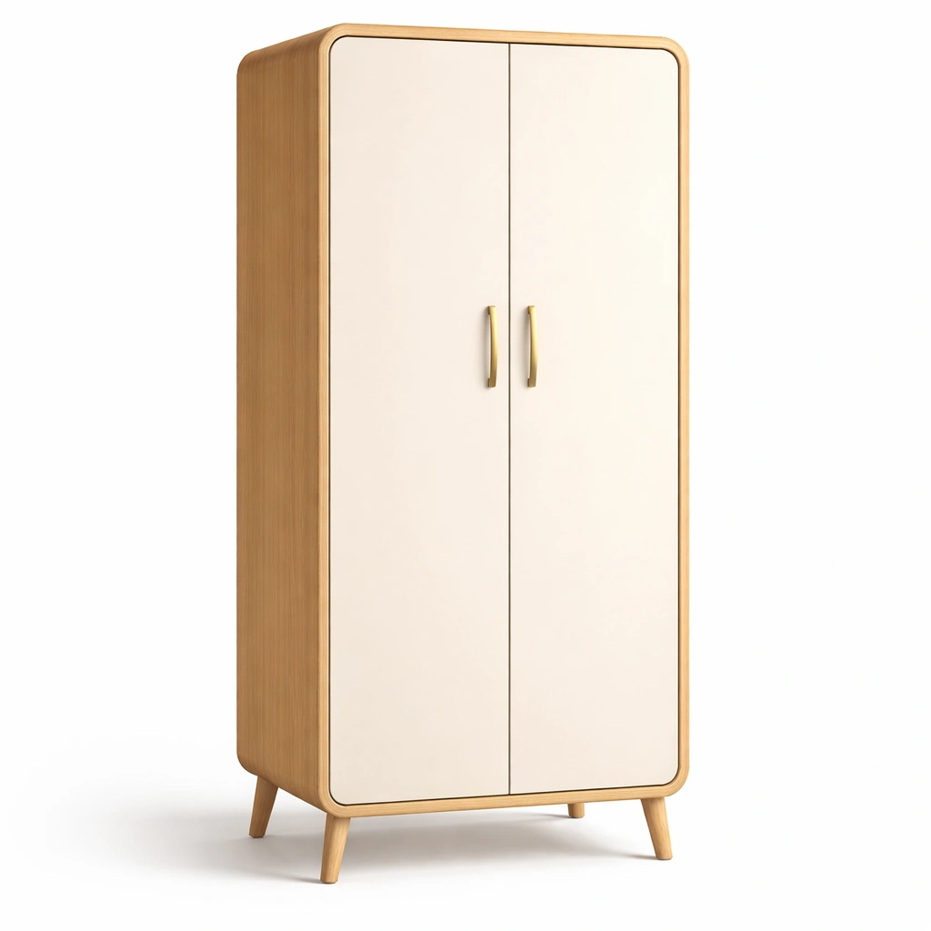 Kleiderschrank Modern Minimalistisch Beige