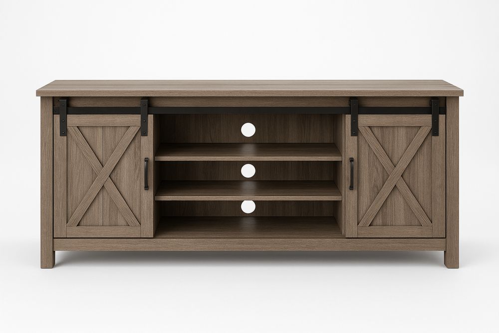 Móvel de MDF Cinza para TV 152x40x60(C×L×A)cm