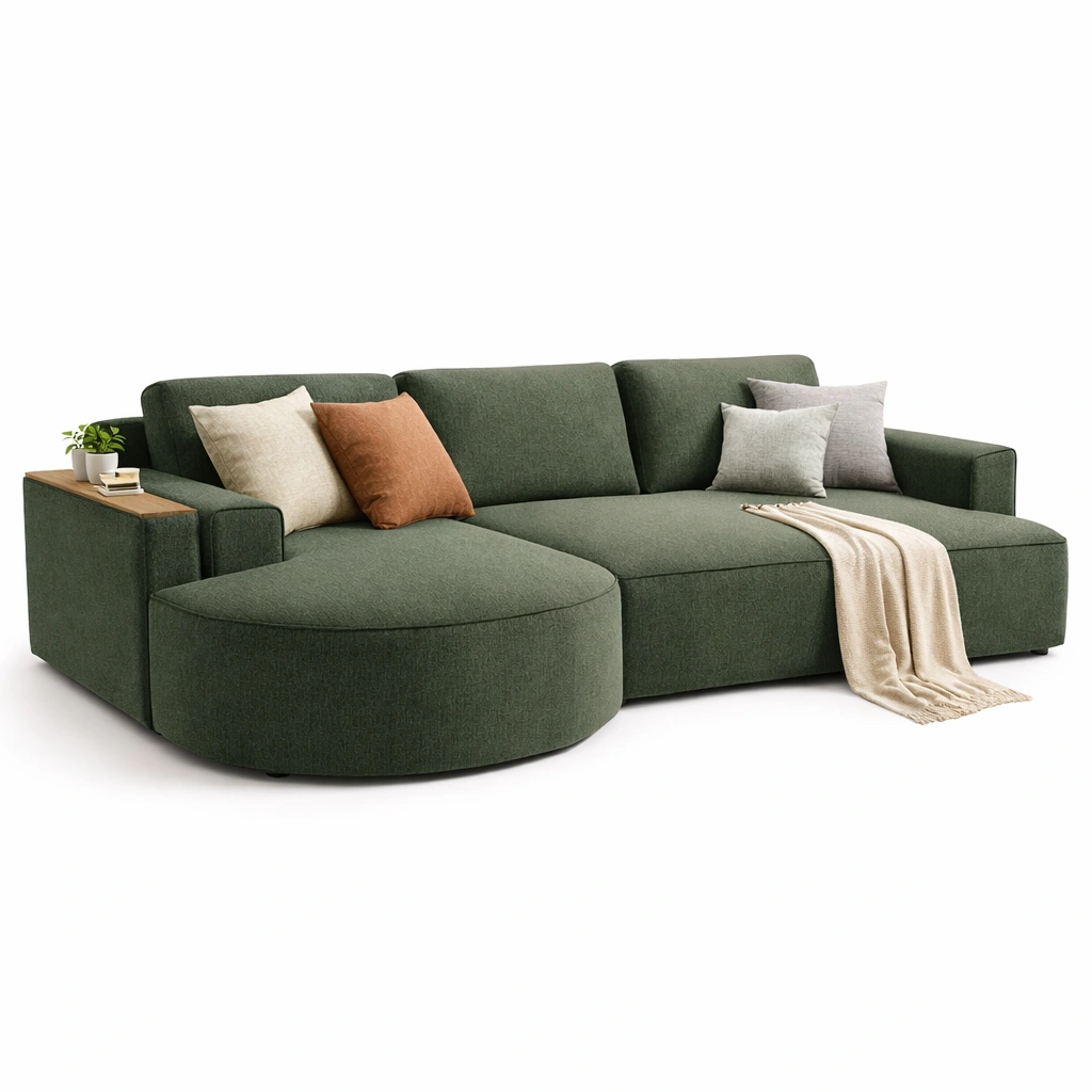 Ecksofa modern mit Polsterung