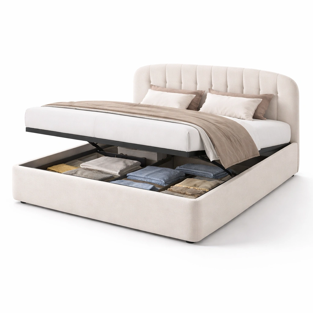 Bett mit Stauraum modern