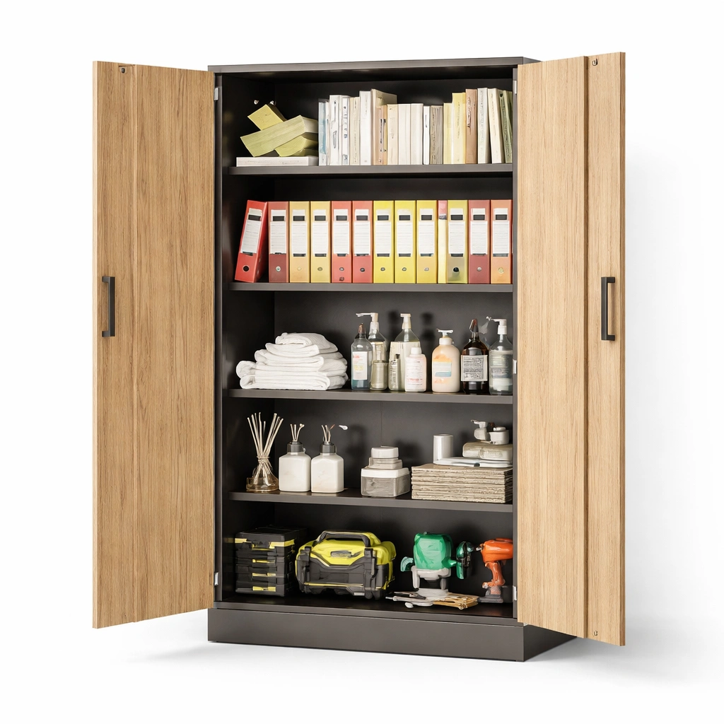 Grosser Aufbewahrungsschrank mit Tueren