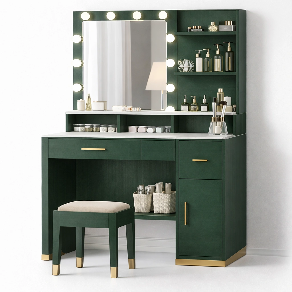 Schminktisch modern mit Stauraum