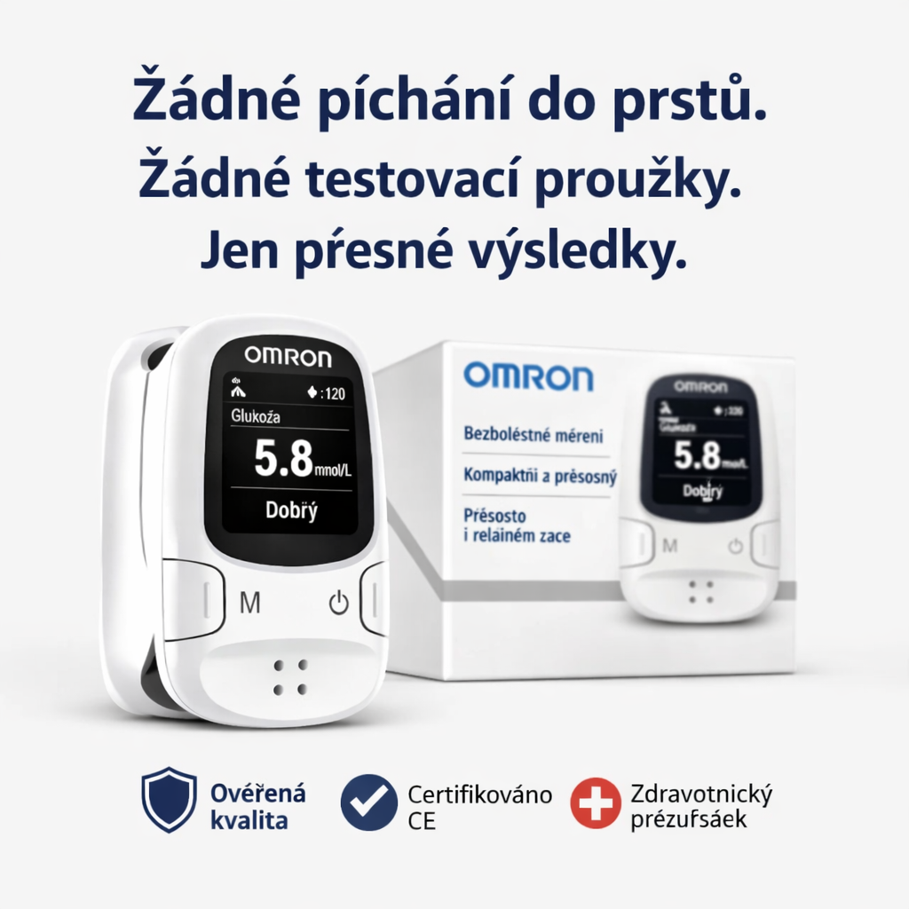 🔥 2026 Omron™ wprowadza na rynek nowy, nieinwazyjny, inteligentny glukometr 🔥