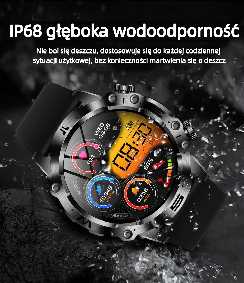 ✨Diagnostyczny smartwatch z obsługą sztucznej inteligencji – model 2026, pomiar lipidów we krwi, ⌚