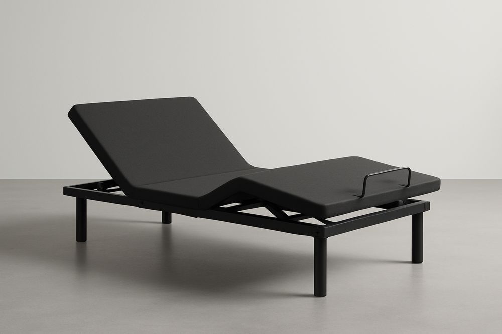 Estrado Ajustável em Aço Preto com Controle 200x140(C×L)cm-Nestgemuet