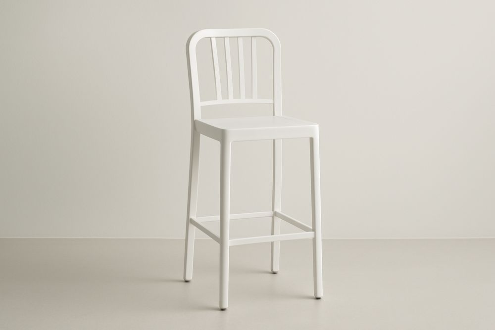 Cadeira Alta em Alumínio Banqueta de bar 46x46x110(C×L×A) cm-Nestgemuet