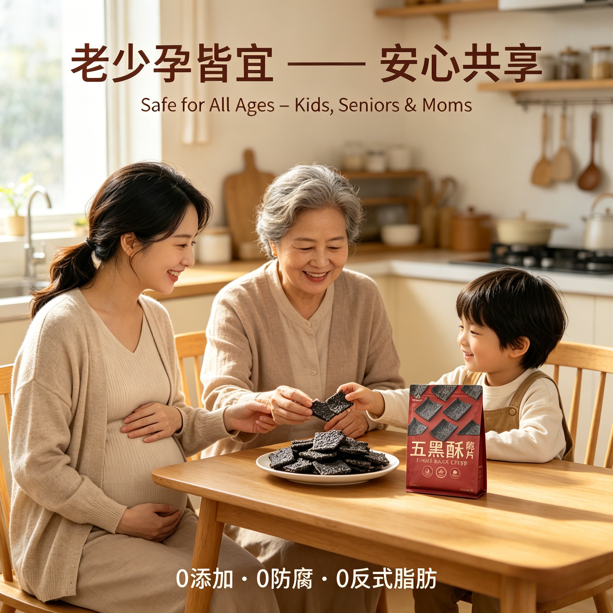 Five Black Crisp – Ancient Chinese Superfood Fusion for All Ages