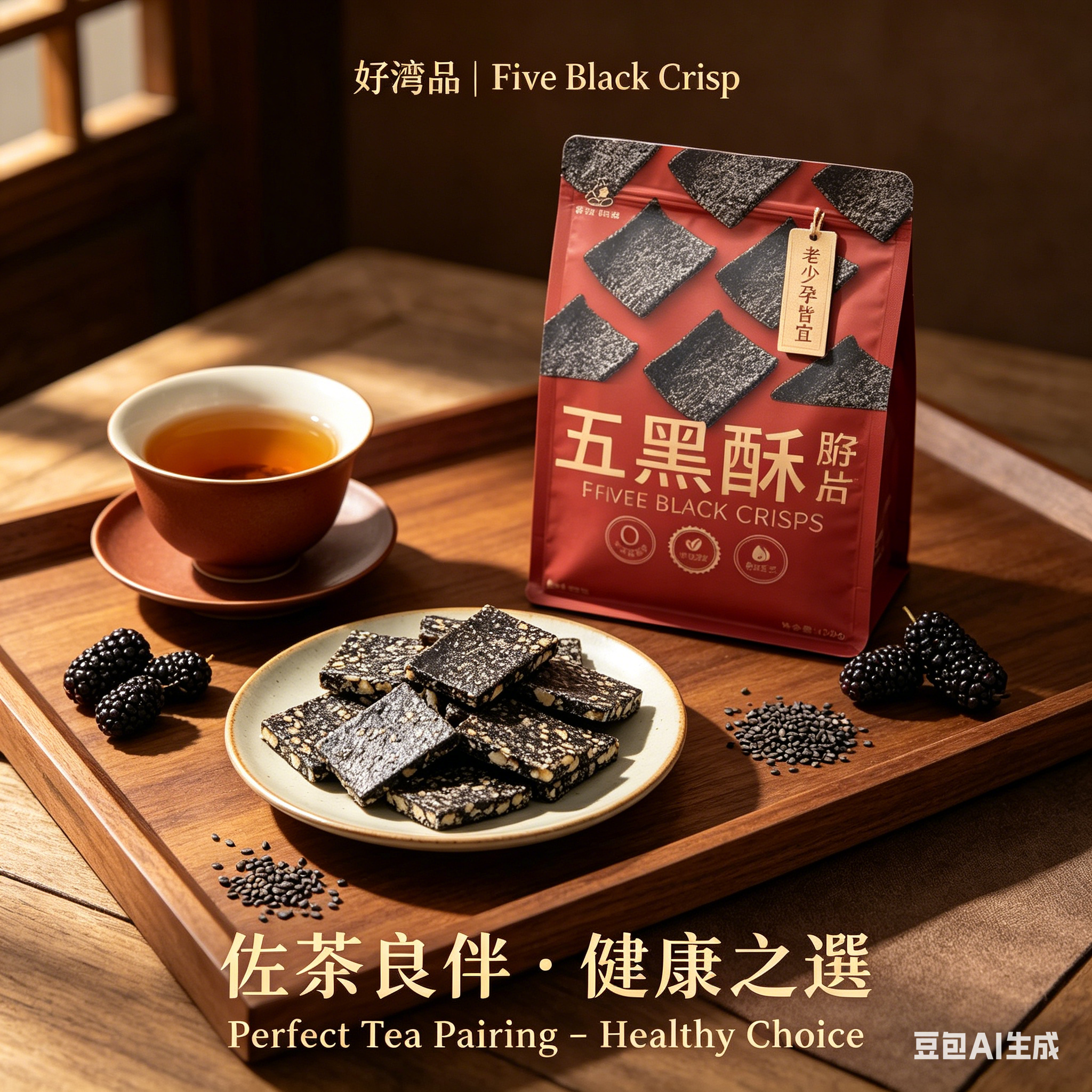 Five Black Crisp – Ancient Chinese Superfood Fusion for All Ages