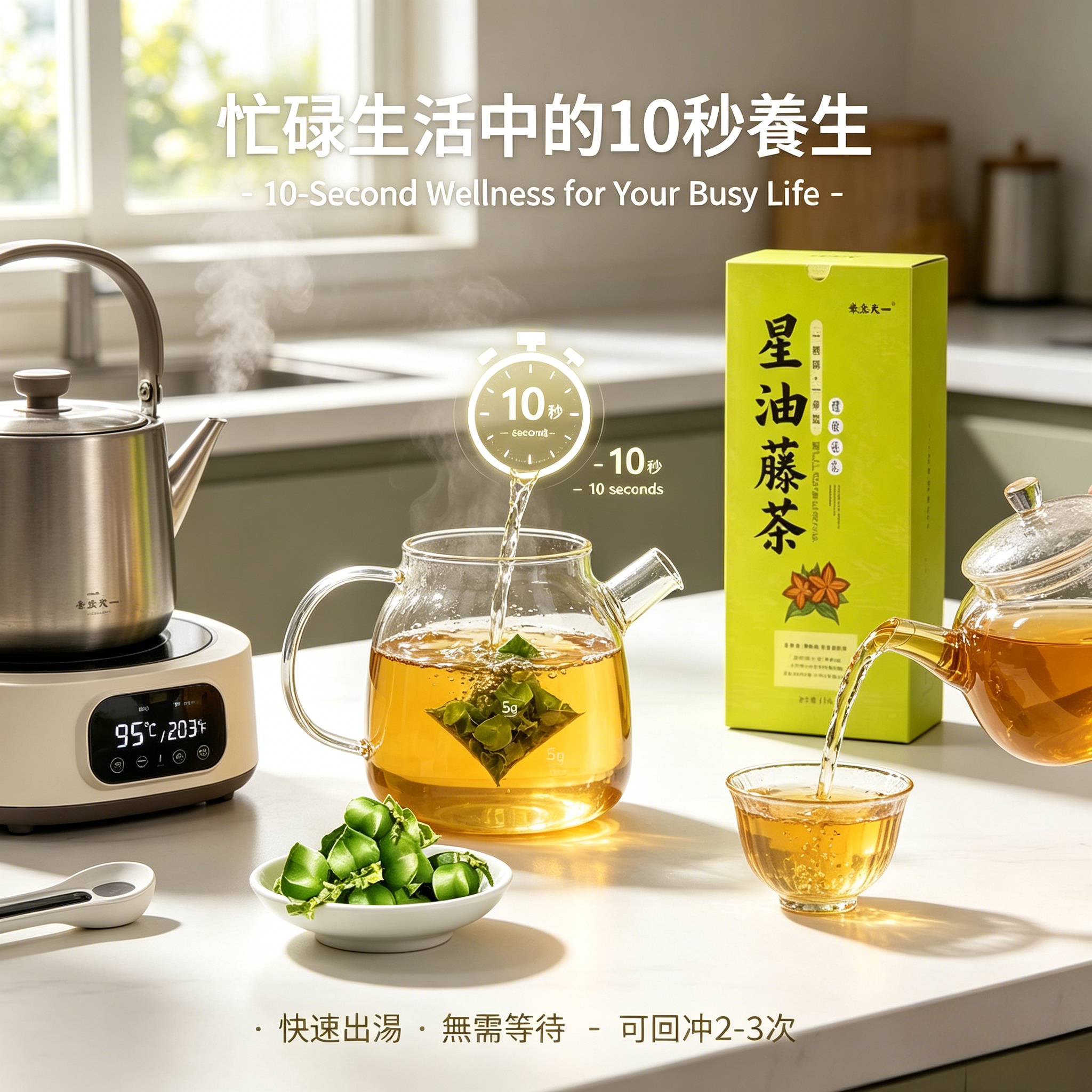 Star Vine Tea (Sacha Inchi Leaf Tea) – Plant-Based Brain & Body Wellness from the “Longevity Village” of Guangxi, China