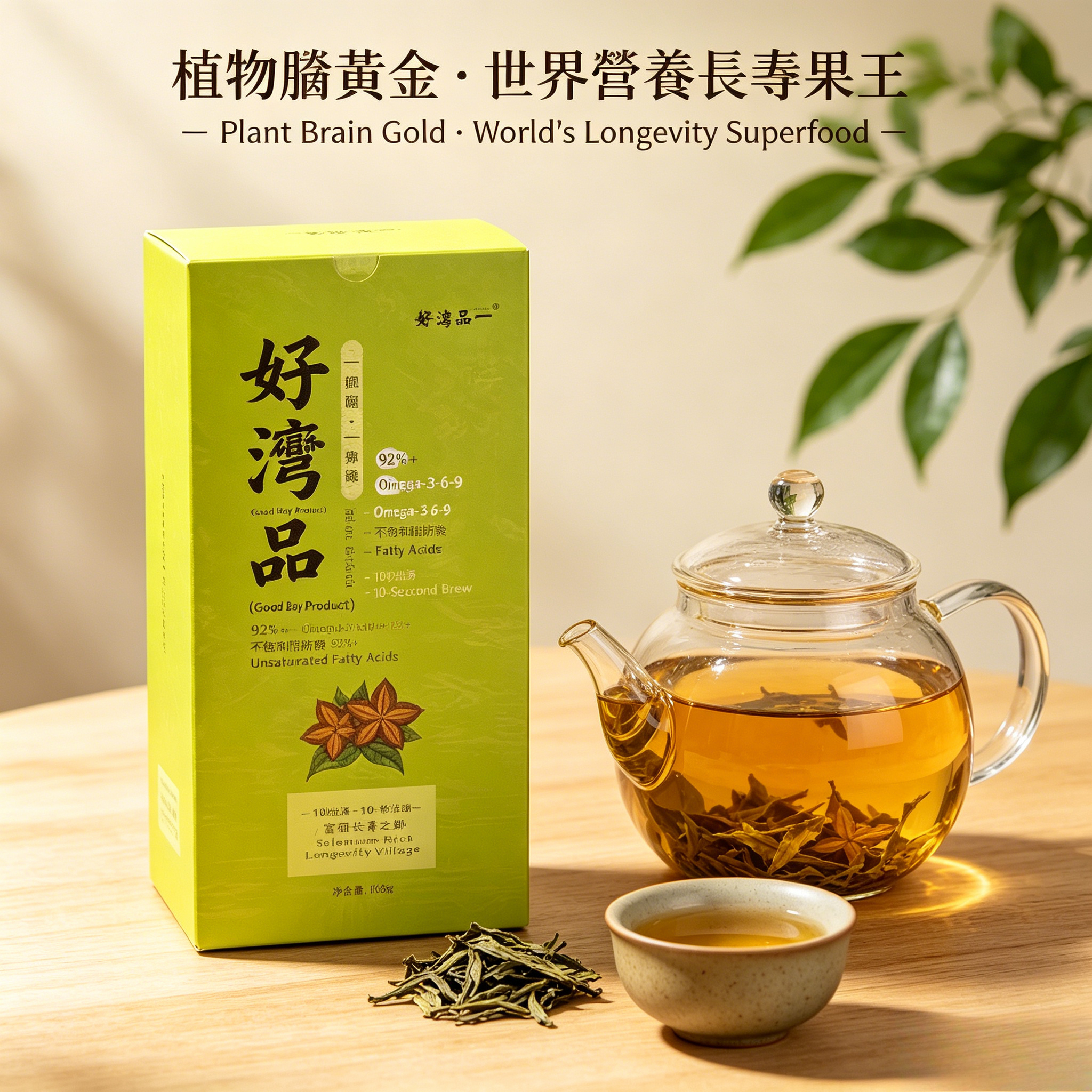 Star Vine Tea (Sacha Inchi Leaf Tea) – Plant-Based Brain & Body Wellness from the “Longevity Village” of Guangxi, China