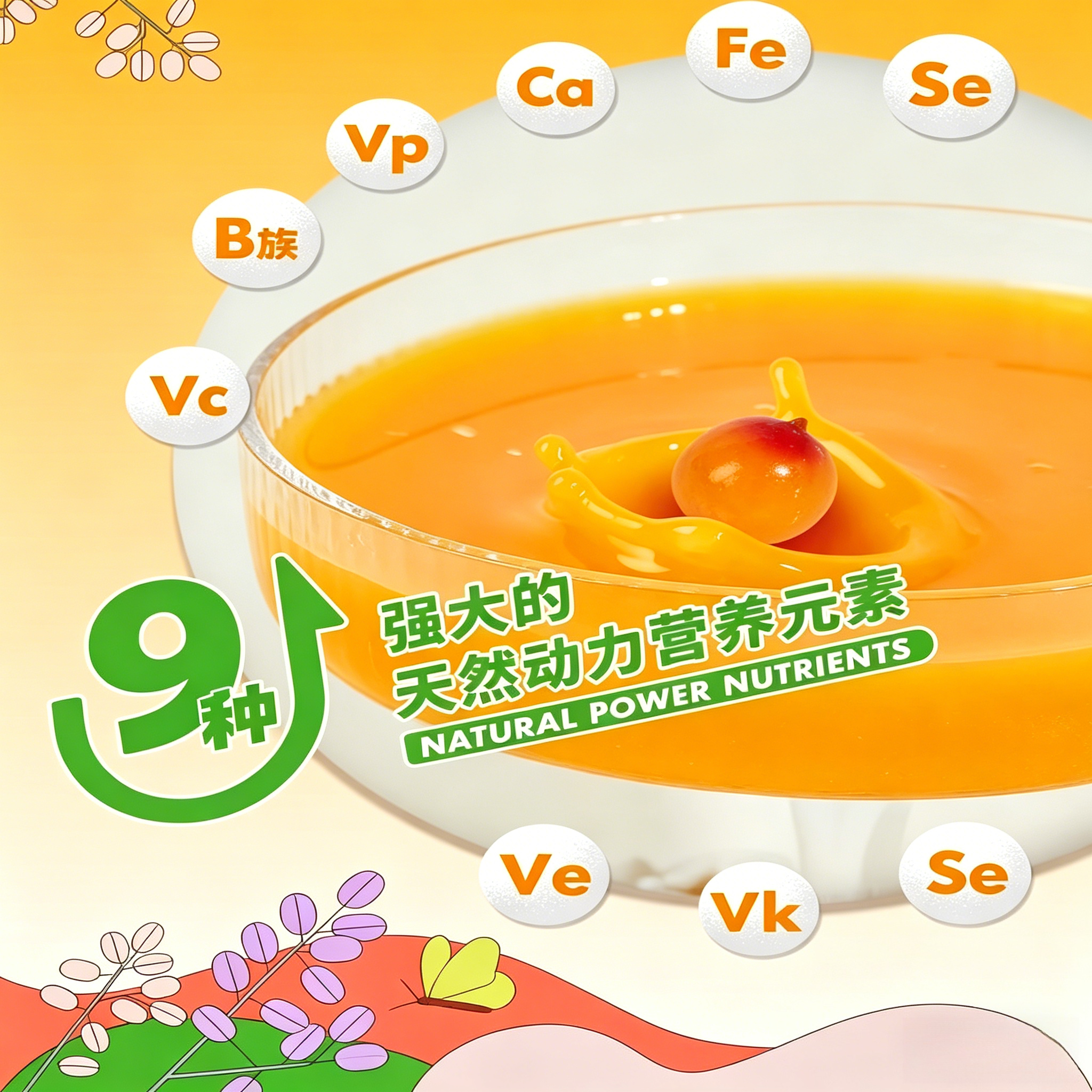 Green Eco Sea Buckthorn Juice Beverage 绿色生态沙棘果汁饮料