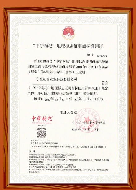 QizhilongZhongningGoji 杞之龍中寧枸杞