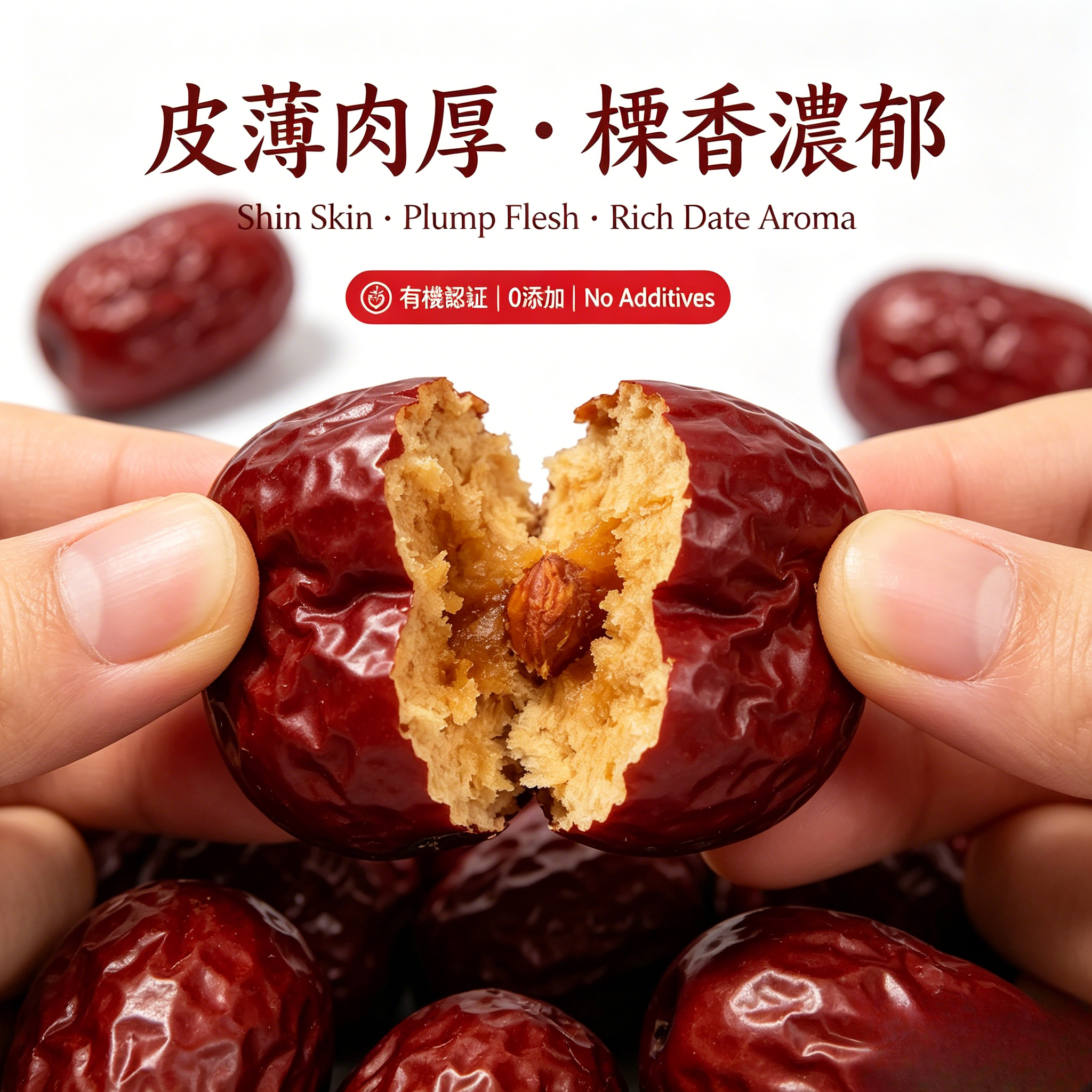 Premium Grade Red Dates – Naturally Sweet & Nutrient-Rich 有机红枣
