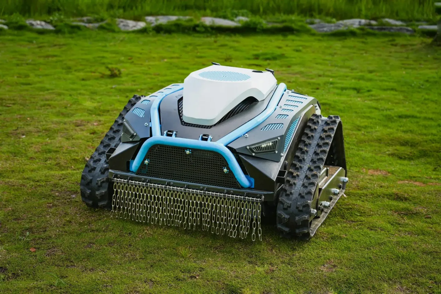⚡𝐁𝐢𝐠 𝐂𝐥𝐞𝐚𝐫𝐚𝐧𝐜𝐞🌞Remote Controlled Lawn Mower