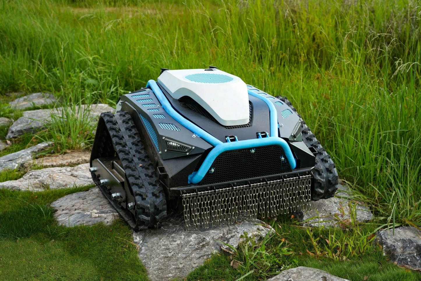 ⚡𝐁𝐢𝐠 𝐂𝐥𝐞𝐚𝐫𝐚𝐧𝐜𝐞🌞Remote Controlled Lawn Mower