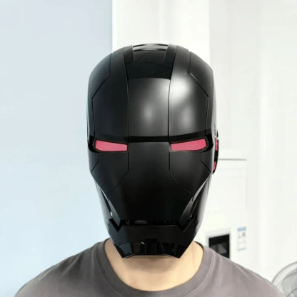 [NEW]Avengers War Machine Iron Man Helmet Mk5 Full Black touch/voice/remote control