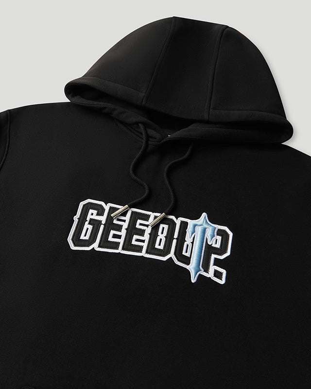 PFK x Trapstar Irongate Hoodie Black/Cool Blue