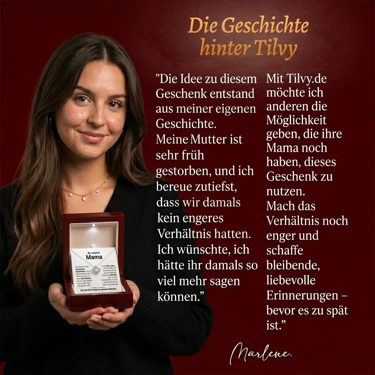 Mama’s Infinity Kette im Lichterkästchen