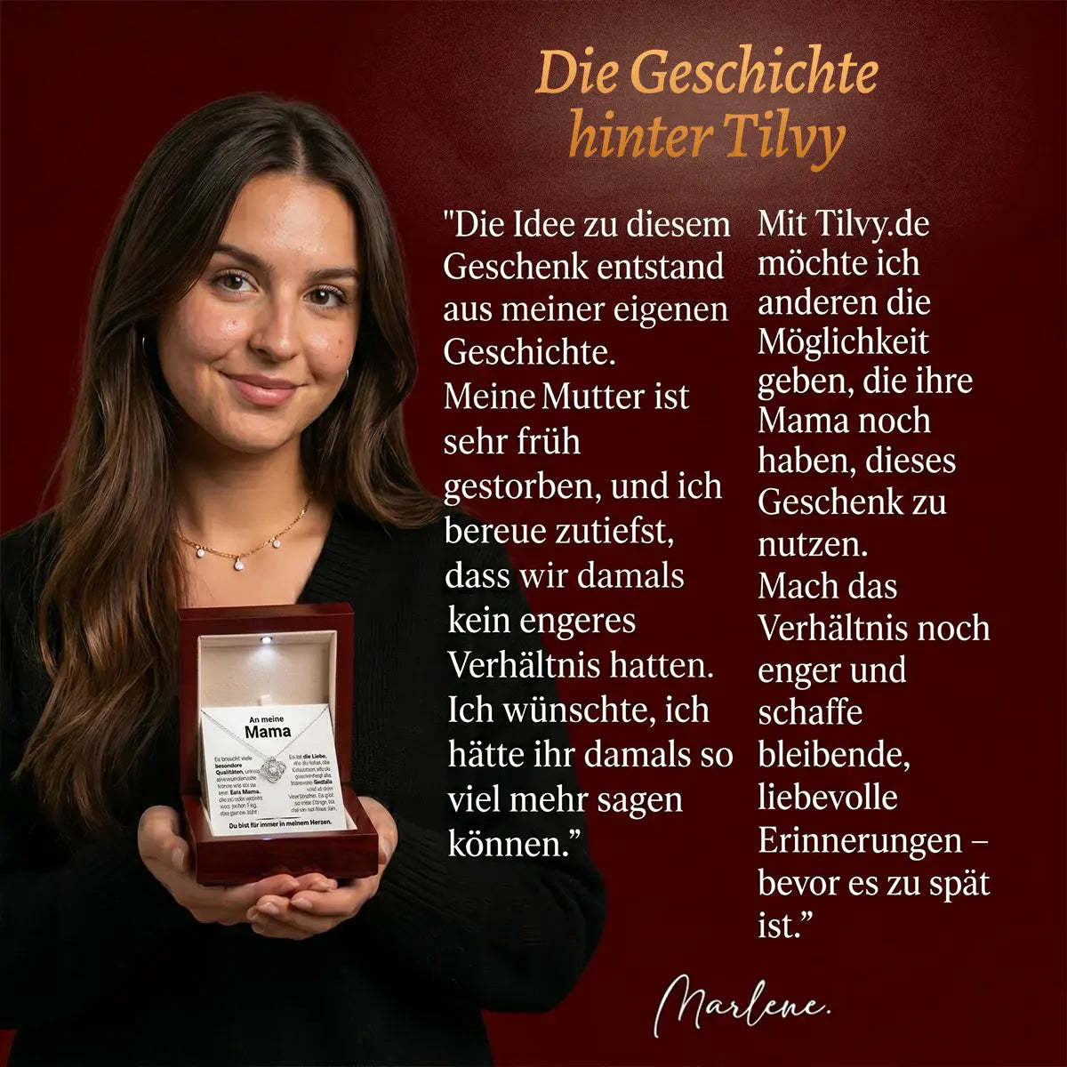 Mama’s Infinity Kette im Lichterkästchen