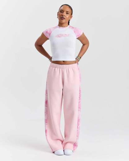 Field Fitted Tee - White/Pink Camo