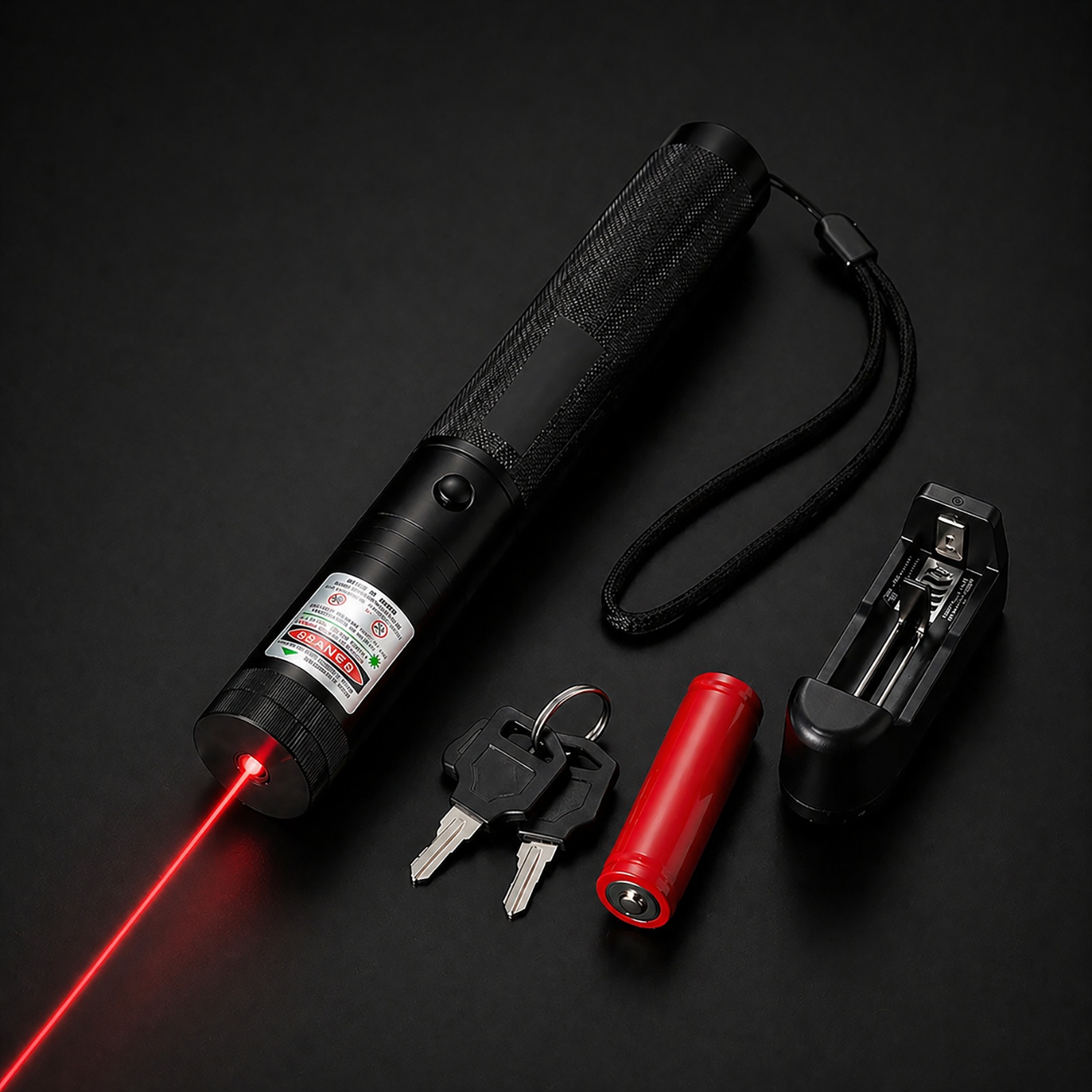 Precision Red Laser with Safety Lock Design