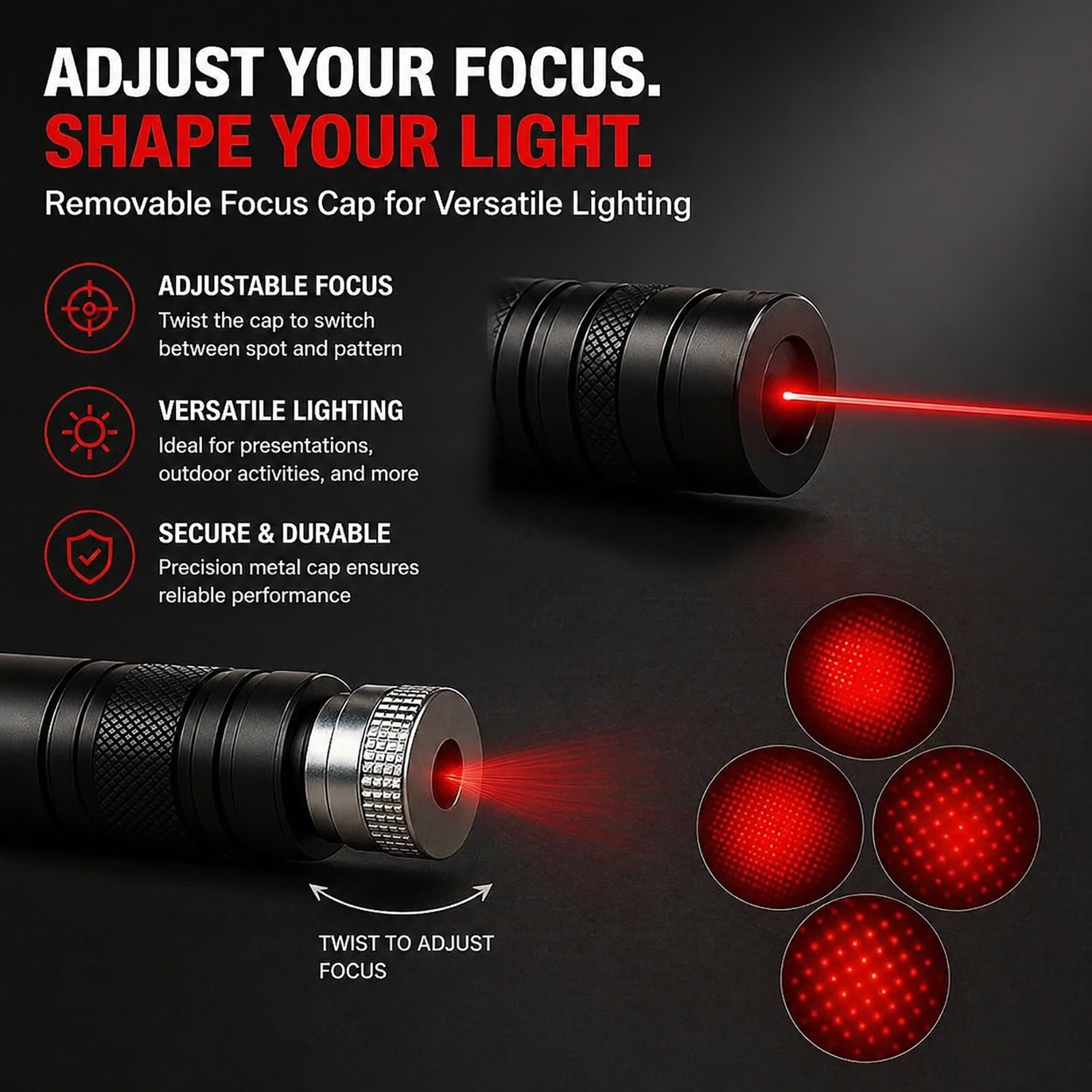 USB Rechargeable Red Laser Pointer SKK015