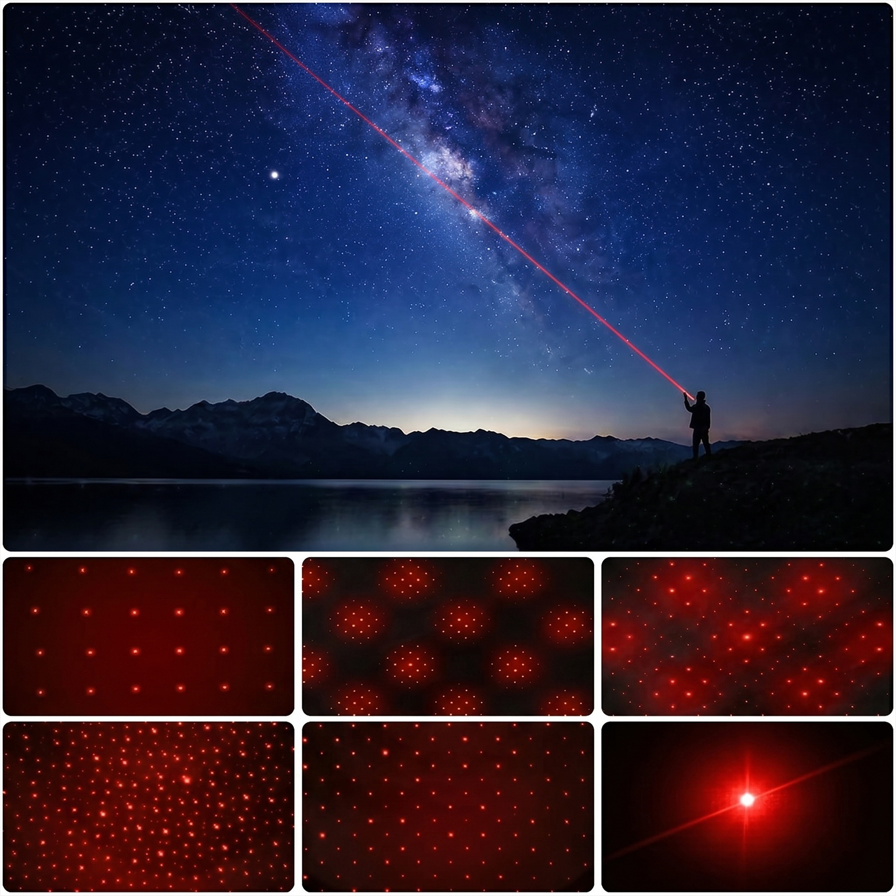 Rechargeable Red Laser Pointer 650nm