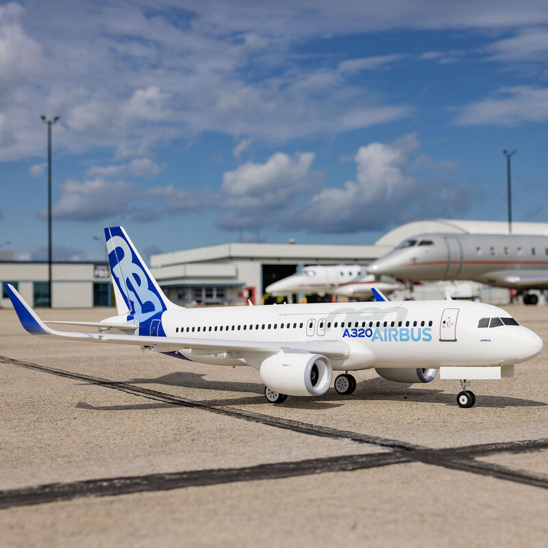 E-flite Airbus A320neo Twin 64mm EDF BNF Basic with AS3X+ and SAFE Select