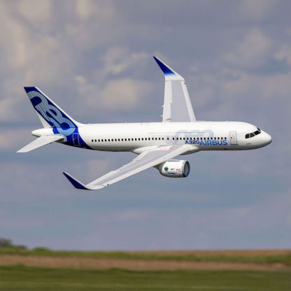E-flite Airbus A320neo Twin 64mm EDF BNF Basic with AS3X+ and SAFE Select