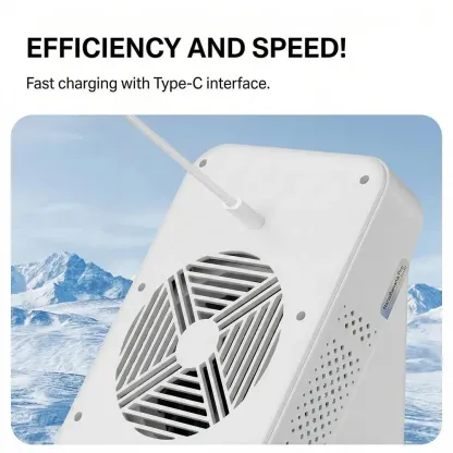 Portable Air Conditioner Mini Personal ac Unit Upgraded Air Cooler Cooling Fan Small Air Conditioner 2 Speed Cool Mist & Speeds for Room Office Camping Car