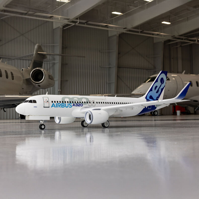 E-flite Airbus A320neo Twin 64mm EDF BNF Basic with AS3X+ and SAFE Select